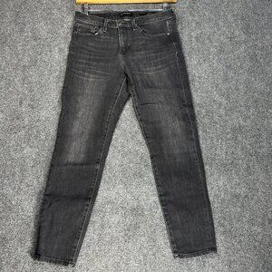 Banana Republic Jeans Womens 30 Skinny Black Cotton Stretch Pockets Premium Deni